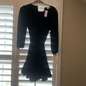 LOFT Black Long Sleeve Dress